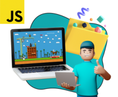 Программирование на JavaScript. Учимся создавать игры! - Школа программирования для детей, компьютерные курсы для школьников, начинающих и подростков - KIBERone г. Жодино